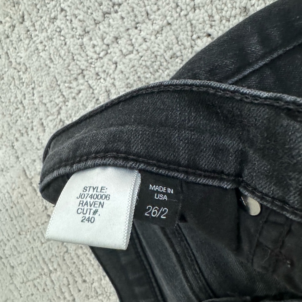 Veronica beard black jeans, Debbie Skinny High Rise, size 26